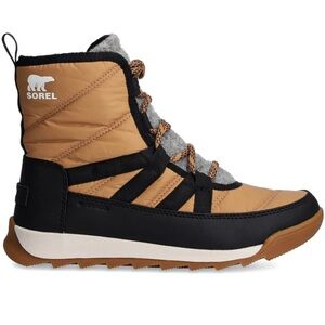 🆕 Sorel Whitney™ II Plus Lace WP Tawney Buff Black Snow Boots